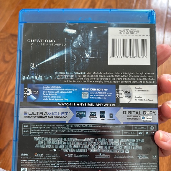 Prometheus Blue-Ray movie - Picture 3 of 3